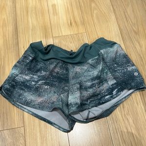 Speckled Lululemon shorts